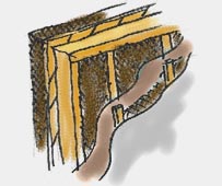 Holzständerbauweise